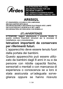 Manual de uso Ardes AR6S02L Repelente electrónico las plagas