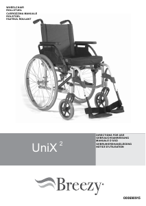 Bedienungsanleitung Breezy UniX2 Rollstuhl