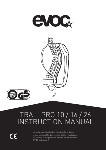 Manuale Evoc Trail Pro 10 Zaino