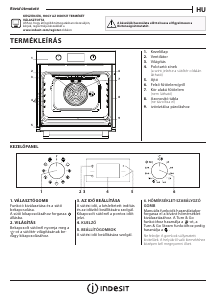 Használati útmutató Indesit IFWS 4841 JH BL Kemence