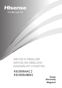 Használati útmutató Hisense RB390N4AC2 Hűtő és fagyasztó