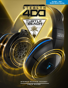 Manual Turtle Beach Ear Force Stealth 400 Headset