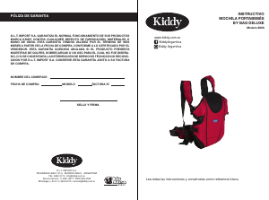 Manual de uso Kiddy 8606 Portabebés