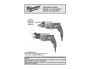 Manual Milwaukee 5387-20 Impact Drill