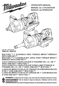 Handleiding Milwaukee 2868-20 Slagmoersleutel