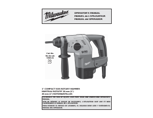 Manual de uso Milwaukee 5363-21 Martillo perforador