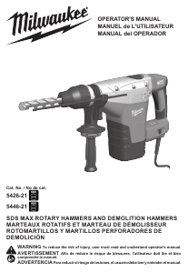 Manual de uso Milwaukee 5446-21 Martillo perforador