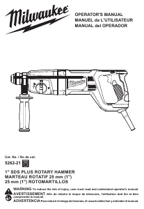 Handleiding Milwaukee 5262-21 Boorhamer