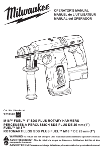 Handleiding Milwaukee 2712-20 Boorhamer