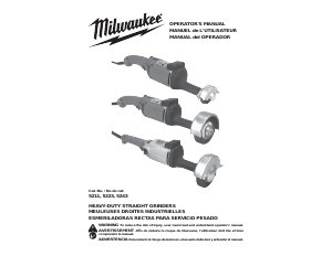 Handleiding Milwaukee 5223 Rechte slijper