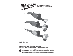 Manual Milwaukee 5243 Straight Grinder