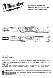 Manual Milwaukee 2466-20 Wrench