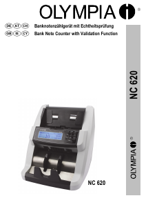 Manual Olympia NC 620 Banknote Counter