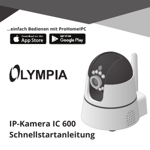 Bedienungsanleitung Olympia IC 600 IP Kamera