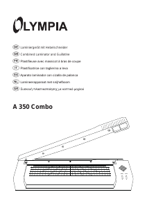 Handleiding Olympia A 350 Combo Lamineermachine