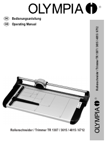 Manual Olympia TR 3615 Paper Cutter