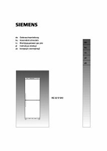 Bedienungsanleitung Siemens KG33V610 Kühl-gefrierkombination