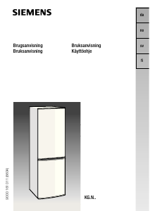 Bruksanvisning Siemens KG36NX91FF Kyl-frys