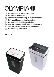 Manual Olympia PS 55 CC Paper Shredder