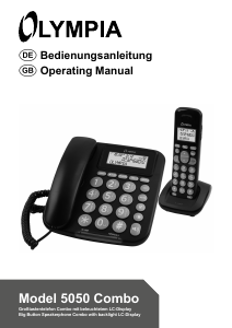 Handleiding Olympia 5050 Combo Telefoon