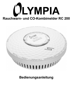 Bedienungsanleitung Olympia RC 200 Rauchmelder