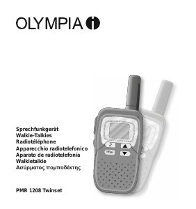 Manual Olympia PMR 1208 Walkie-talkie
