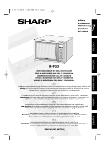 Manuale Sharp R-933 Microonde