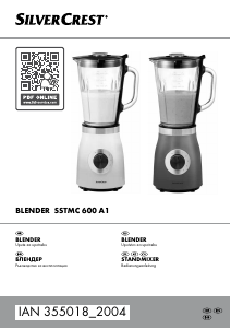 Priručnik SilverCrest IAN 355018 Blender