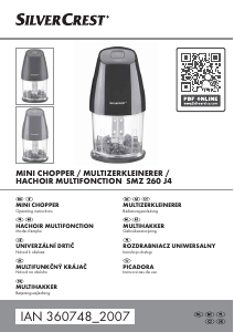 Bedienungsanleitung SilverCrest IAN 360748 Universalzerkleinerer