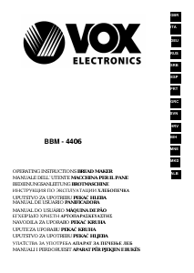 Handleiding Vox BBM4406 Broodbakmachine