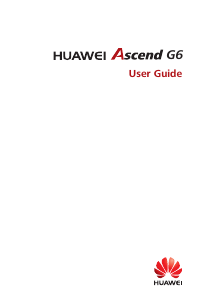 Handleiding Huawei Ascend G6 Mobiele telefoon