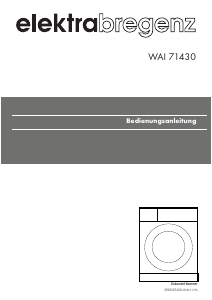 Bedienungsanleitung Elektra Bregenz WAI 71430 Waschmaschine