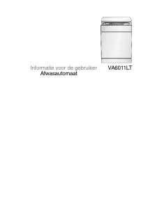 Handleiding ATAG VA6011LT Vaatwasser