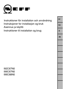 Bruksanvisning Neff I92C67N0 Kjøkkenvifte