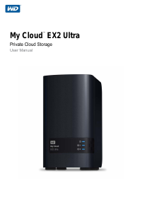 Handleiding Western Digital My Cloud EX2 Ultra NAS