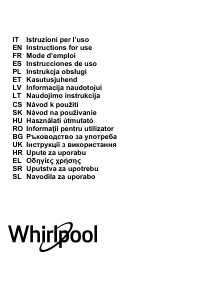 Manual de uso Whirlpool AKR 750 G SD Campana extractora