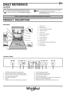 Manual Whirlpool WFC 3C34 P X Dishwasher