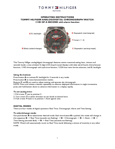 Manual Tommy Hilfiger 1790783 Watch