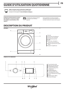 Mode d’emploi Whirlpool FWDG971682WBCVFR N Lave-linge séchant