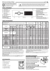 Instrukcja Whirlpool FWSG 71283 BV PL N Pralka