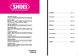 Manual de uso SHOEI X-Twelve Casco de moto