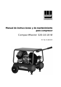 Manual de uso Schneider CompactMaster 320-10-18 W Compresor