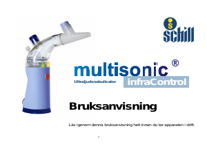 Bruksanvisning Schill multisonic infraControl Inhalator