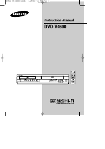 Handleiding Samsung DVD-V4600 DVD-Video combinatie