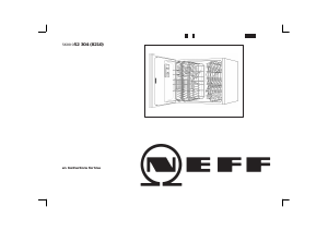 Manual Neff S4443B2 Dishwasher