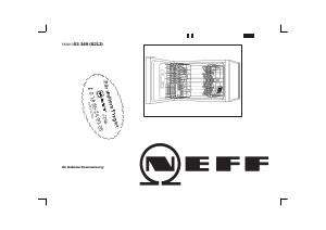 Bedienungsanleitung Neff S4956B2 Geschirrspüler