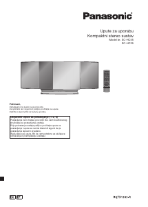 Manual Panasonic SC-HC55 Stereo-set