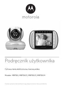 Manual de uso Motorola MBP36S Vigilabebés