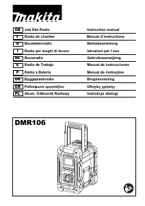 Manual Makita DMR106 Radio