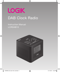 Manual Logik LCRDAB10 Alarm Clock Radio